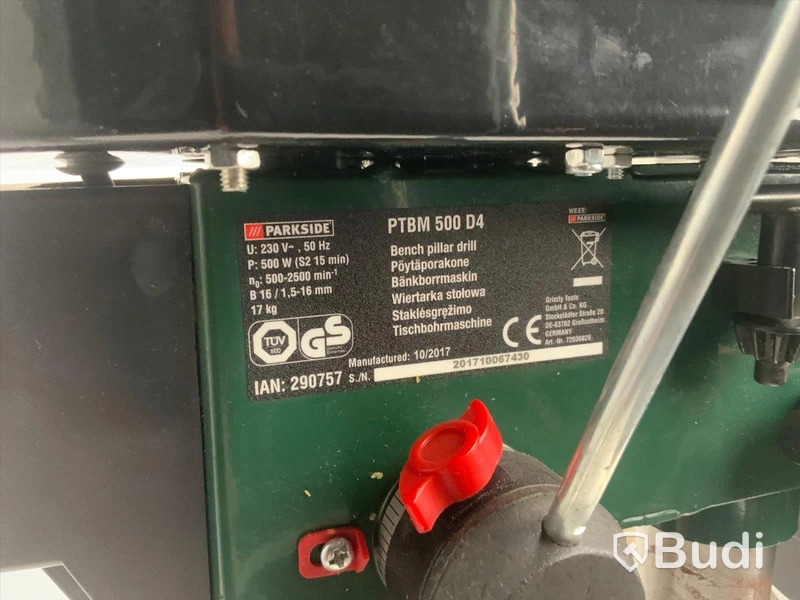 Parkside bench pillar drill PTBM 500 D4