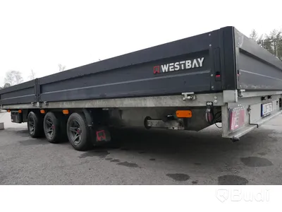 Westbay Donna containervagn, släpvagn, 5300x2470 mm, 3500 kg, -2022