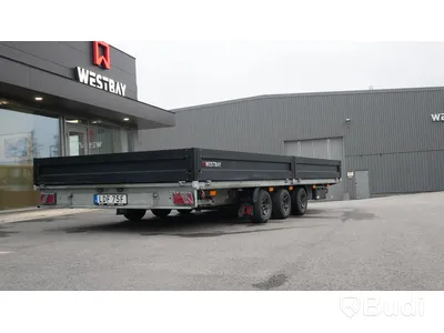 Westbay Donna containervagn, släpvagn, 5300x2470 mm, 3500 kg, -2022