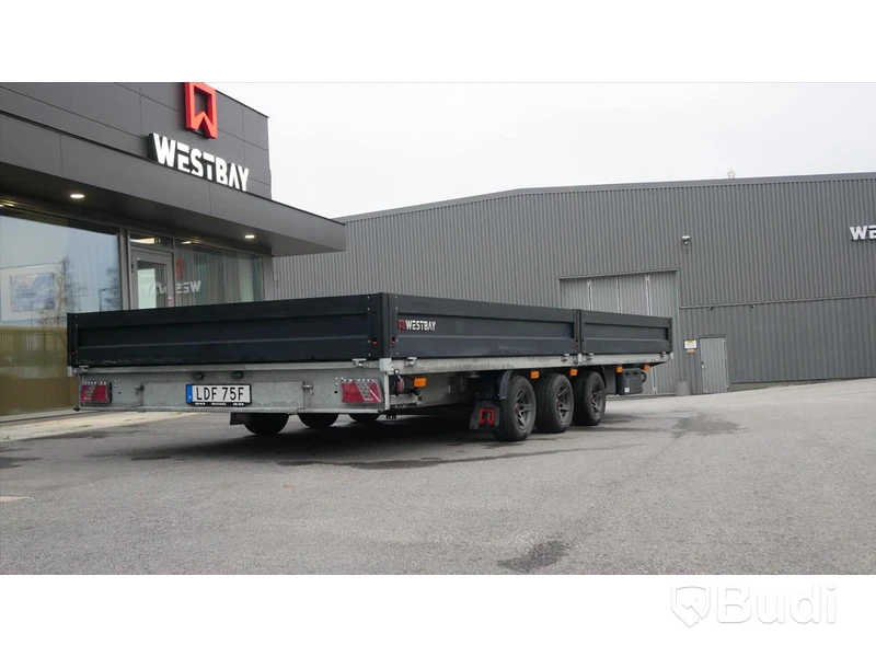 Westbay Donna containervagn, släpvagn, 5300x2470 mm, 3500 kg, -2022