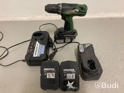 Skruvdragare Hitachi DS 18DFL med 3 st batterier och 2st laddare_testtwta