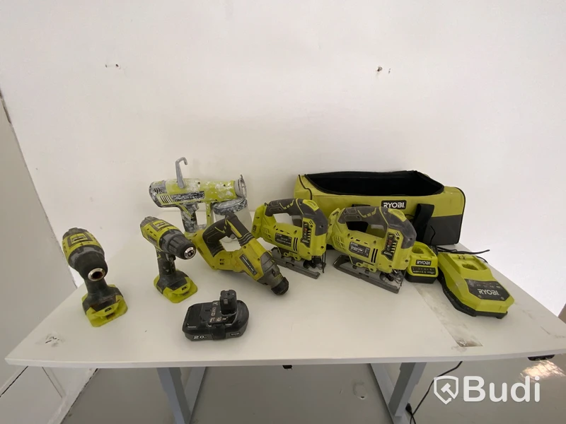 Kombikit Ryobi  OnePlus 6st maskiner, 2 laddare, 1st batteri samt väska