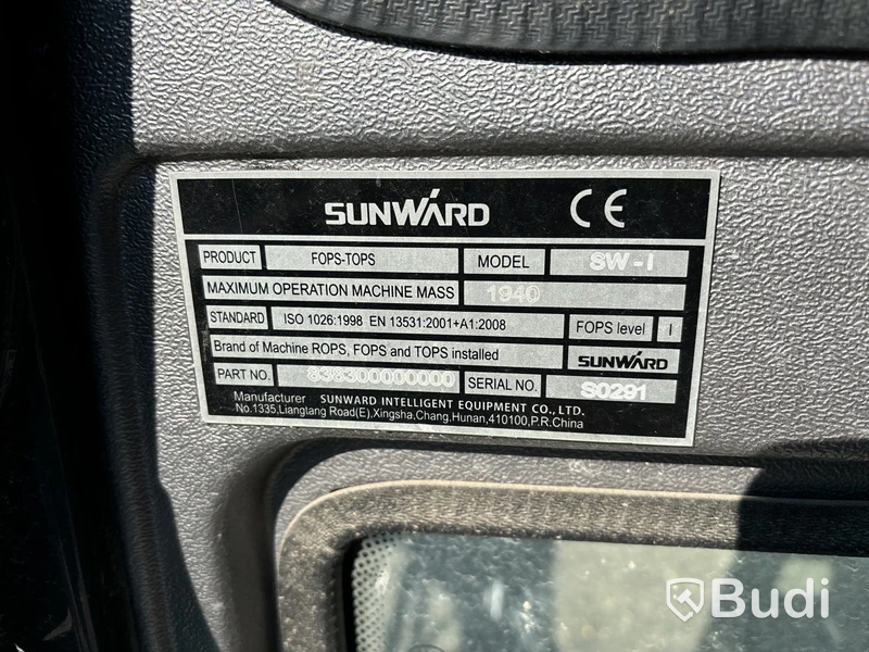 Minigrävare Sunward SWE20F -2021
