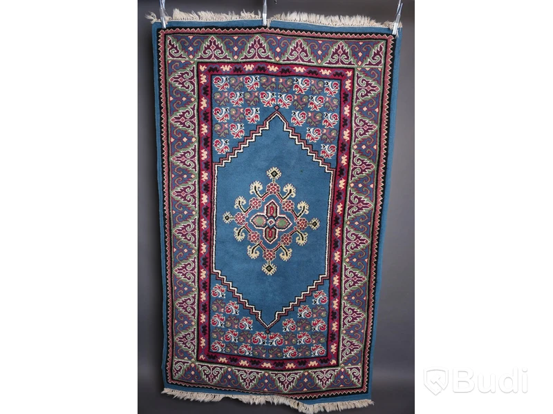 Matta 130x210 cm - Blå, orientaliskt mönster