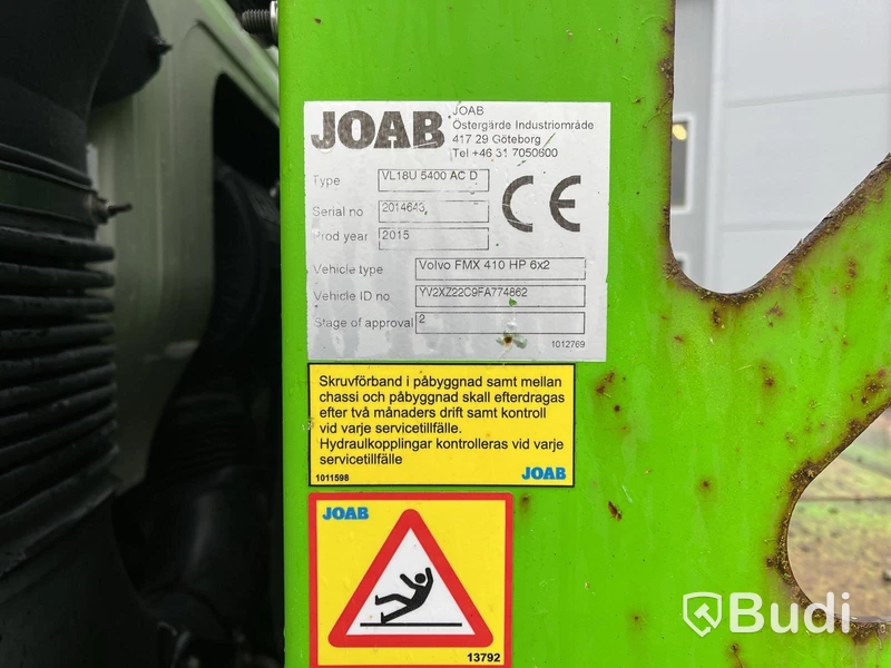 Liftdumper VOLVO FM 410 6x2 -2015 | 12.8 I-Shift - EXPORT