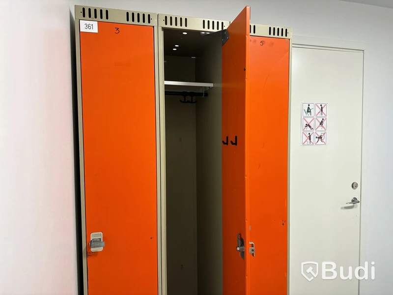 Klädskåp 5 st