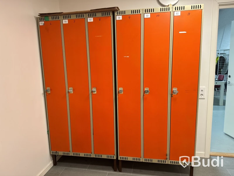 Klädskåp 5 st