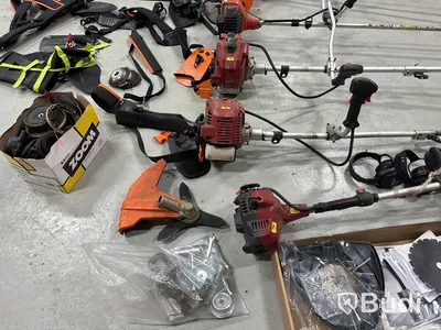 5 st Grästrimmer med mycket tillbehör