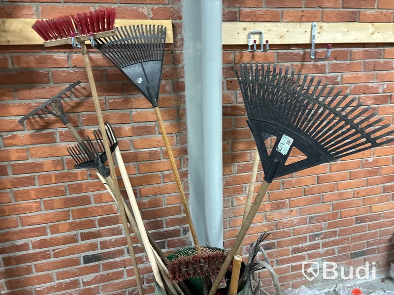 Trädgårdsredskap, högtryckstvätt m.m.