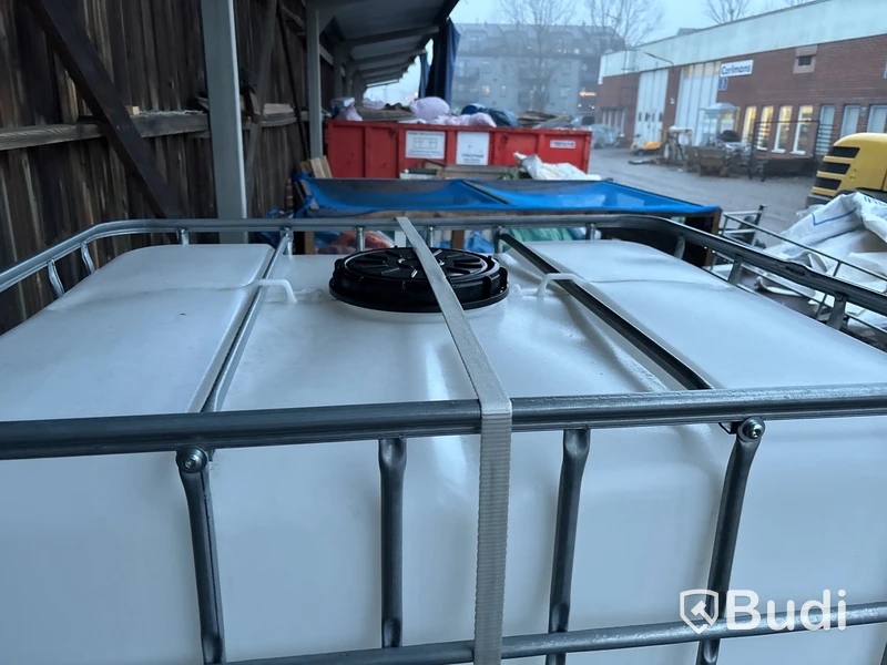 Vagn med ibc-kärl för ATV m.m.
