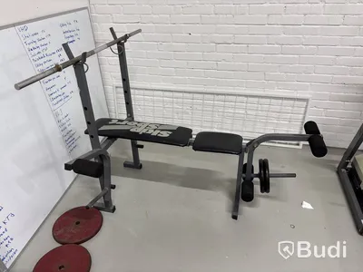 Löpband och bänkpress