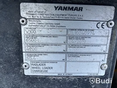 Hjullastare Yanmar V100, -2019