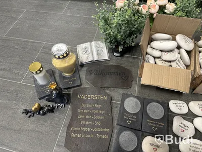 Gravdekorationer, prydnader m.m. (NYA) Stort Parti