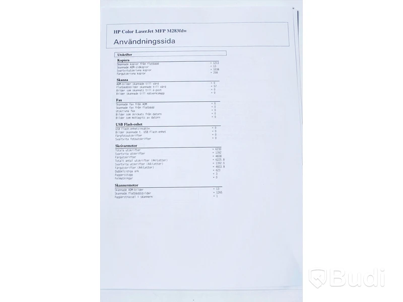 Skrivare – HP Color LaserJet MFP M283fdw
