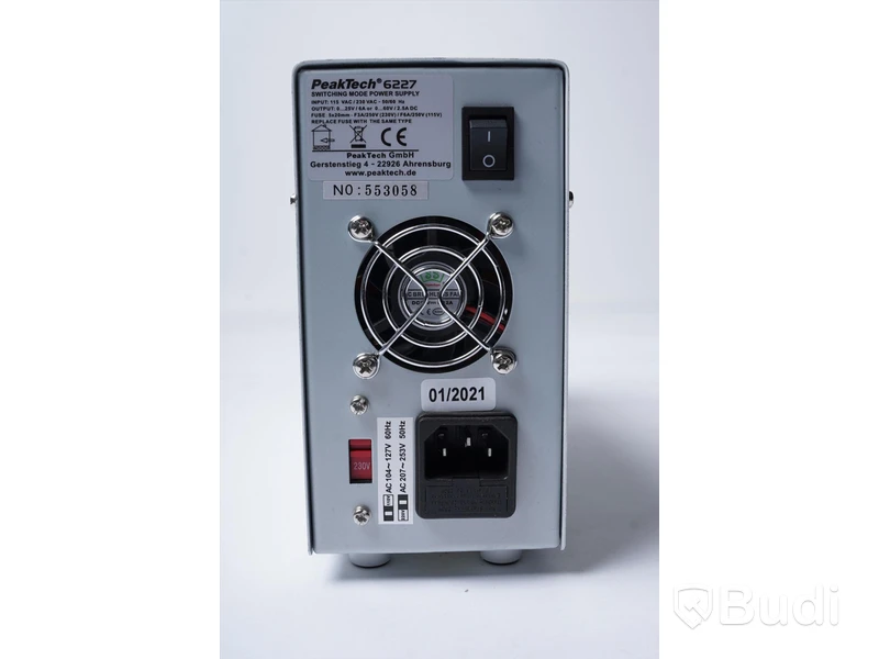 Laboratorienätaggregat  – PeakTech 60V, 6A, 150W