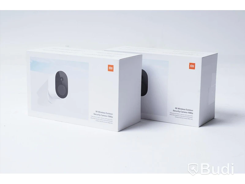 2 st Övervakningskameror – Xiaomi Mi Wireless Outdoor Security Camera 1080p, defekt.