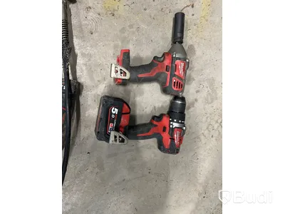 Milwaukee verktygskit med ett batteri
