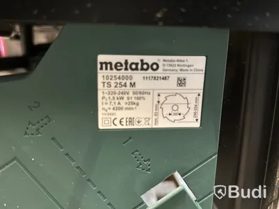 Metabo bordssåg TS 254 M