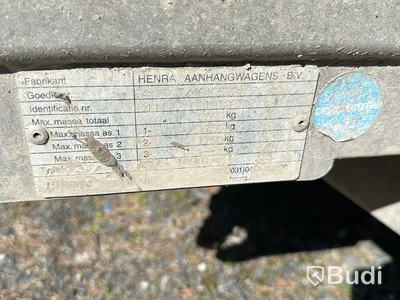 Boggiesläp HENRA med tippfunktion, KP3Z.35.0, 2018
