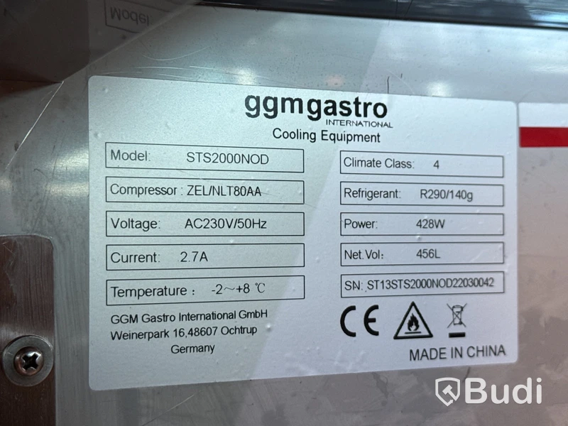 Kylbänk GGM Gastro