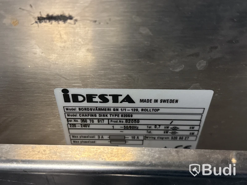 Varmhållare Idesta.