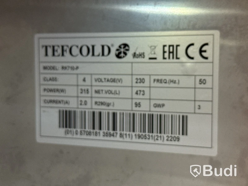 Restaurangkyl Tefcold RK710-P