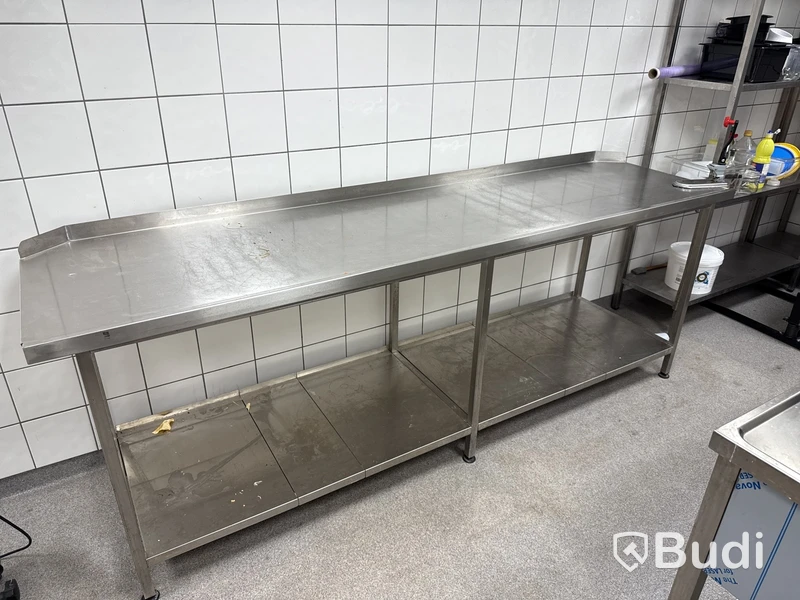Rostfri bänk med öppnare