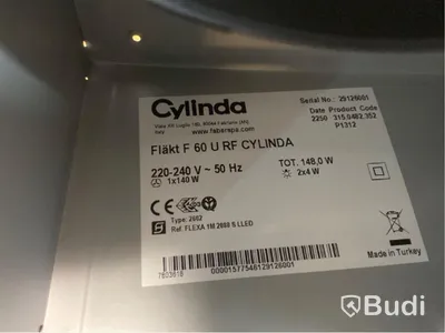 Köksfläktar 2st Cylinda (Nya)