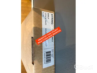Hylla 3-pack - STRING, Walnöt Ordpris: 1160 kr