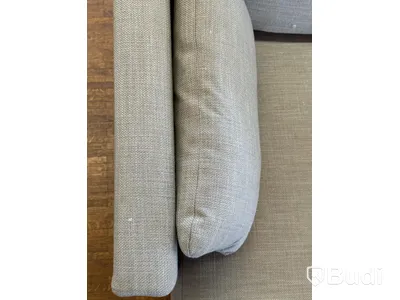 Soffa Sören Lund, Bredd: 230 cm Djup: 140/85 cm Pall: 75x6 cm, Helt avtagbar klädsel. Ordpris 64.415 kr