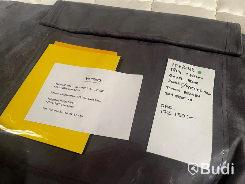 Säng - VISPRING Luxury beds och Gavel Helios Ordpris: 172 130 kr