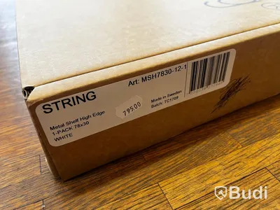 Hylla 1-pack - STRING, Vit Ordpris: 795 kr