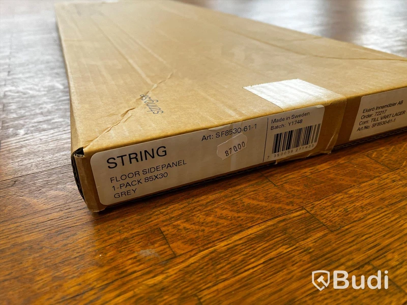 Golv Sidopanel 2-pack - STRING, Grå Ordpris: 870  kr