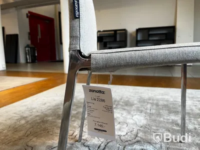 Stol i stål och tyg - zanotta Lia 2286 Ordpris: 7.145 kr