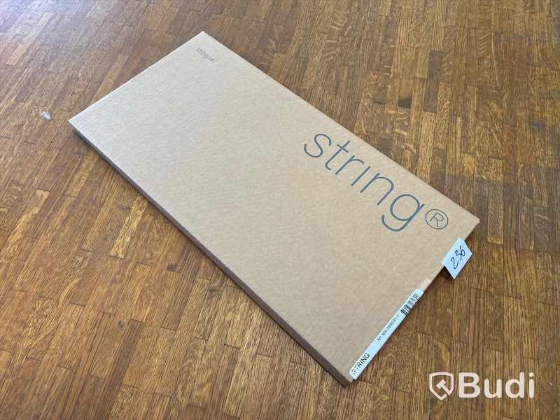 Metallhylla - STRING Low Edge, Grå Ordpris: 695 kr
