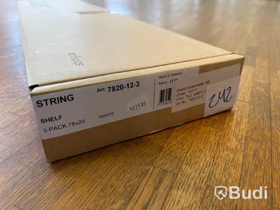 Hylla 3-pack - STRING, Vit  Ordpris: 1025 kr
