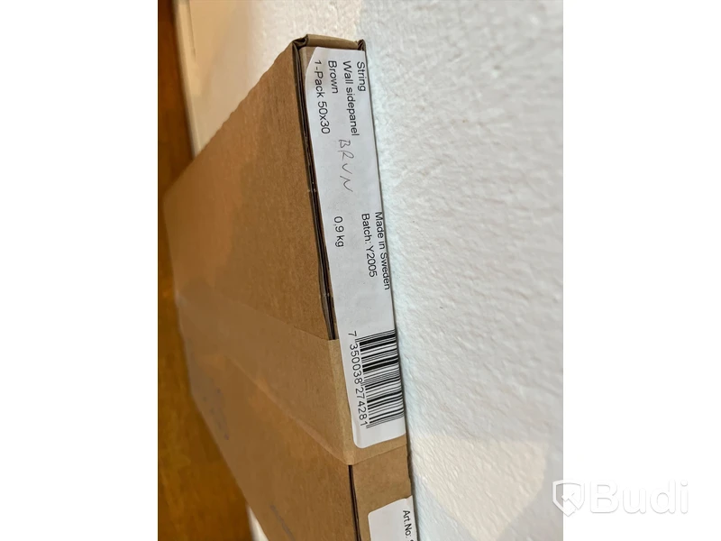 Vägg-Sidopanel 2-pack - STRING, Brun Ordpris: 815 kr