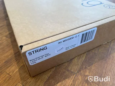 Metallhylla - STRING High Edge, Vit Ordpris: 745 kr