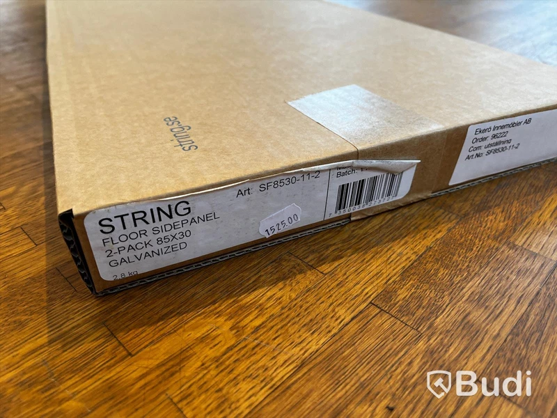 Golv Sidopanel 2-pack - STRING, Galvanized Ordpris: 1.525 kr