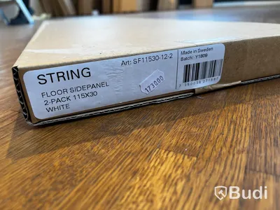 Golv Sidopanel 2-pack - STRING, Vit Ordpris: 1730 kr