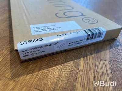 Vägg-Sidopanel Gavel  - STRING, Grå Ordpris: 540 kr