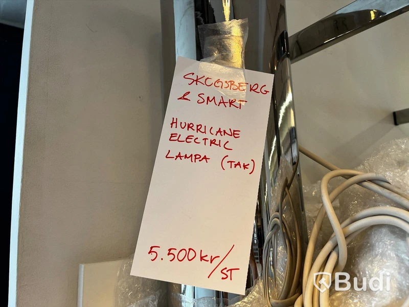 Taklampa - Skogsberg & Smart Hurricane Electric Ordpris: 5.500 kr