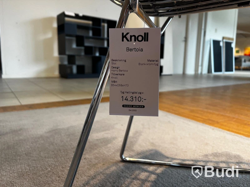 Stol i krom och tyg - Knoll Bertoia Ordpris: 14.310 kr
