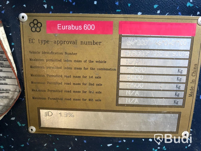 Elbuss för persontransport Eurabuss 600