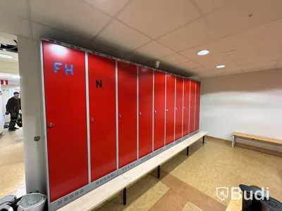 Plåtskåp för omklädningsrum