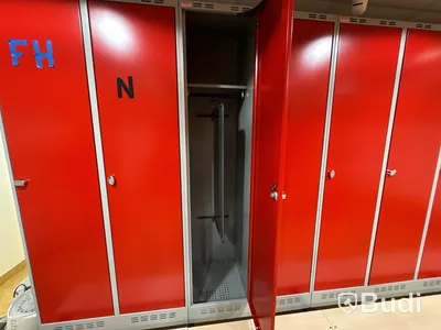 Plåtskåp för omklädningsrum