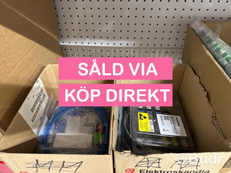 Parti med fibermaterial, m.m.- SÅLD
