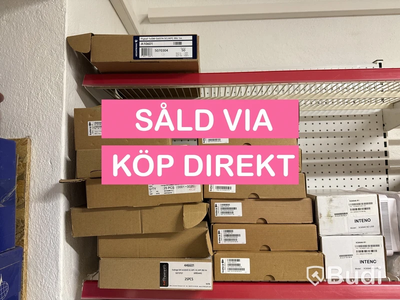 Parti med fibermaterial, m.m.- SÅLD