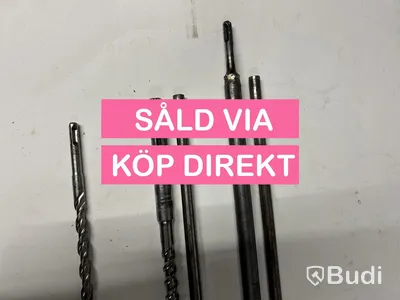 5 st. långa borrar. - SÅLD