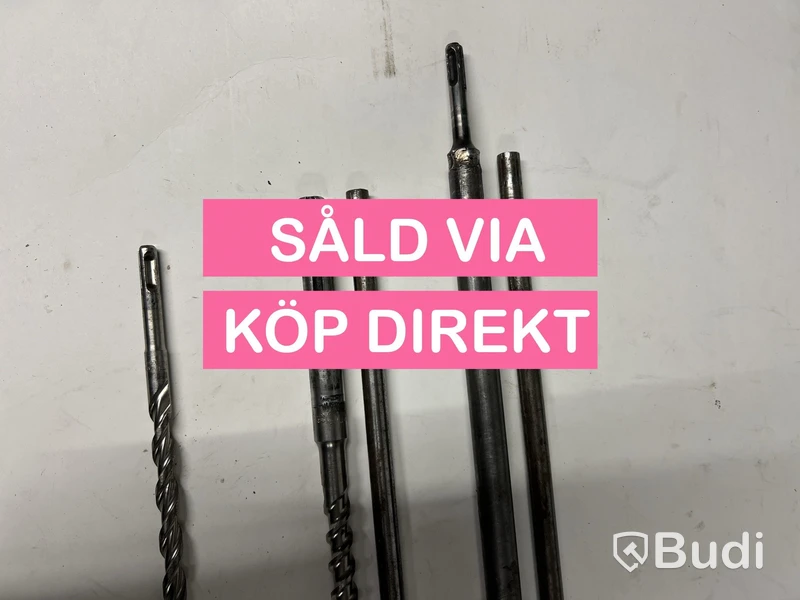 5 st. långa borrar. - SÅLD